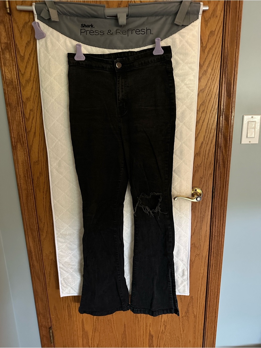 PrettyLittleThing Black High-Rise Button Fly Jeans